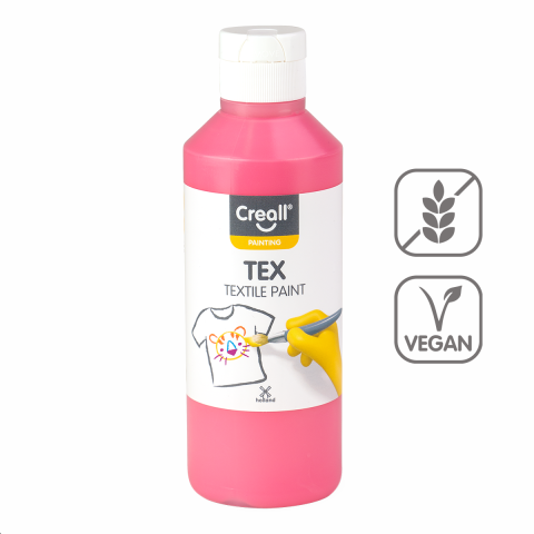 Barvy na textil CREALL 250ml světle růžová